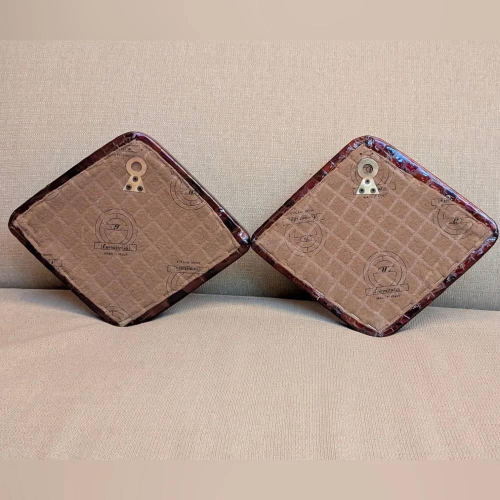 Formitalia Crocodile & Brass Horse Head Wall Hangers (2)
